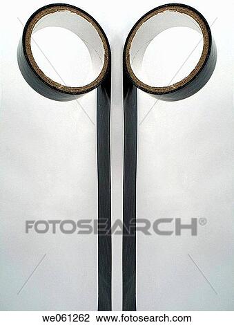 Black insulation tape View Large Photo Image Stock Image - Black insulation tape. Fotosearch