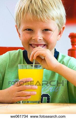 blond, boy, child, cold drink View Large Photo Image Picture - blond, boy, child, cold drink. Fotosearch
