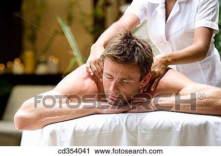 Stock Image - Body care, chilling out, contemporary, Eyes-closed. Fotosearch