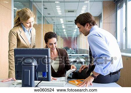 Picture - book, browse, browsing, business, businessman. Fotosearch