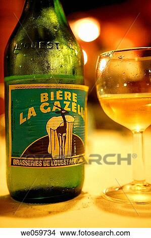 bottle, alcohol, Bi? re La Gazelle, beer, Alcoholic drink, Africa View Large Photo Image Picture - bottle, alcohol, Bi? re La Gazelle, beer, Alcoholic drink, Africa. Fotosearch