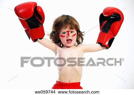 boy, Arms raised, boxing-glove, boxing, boxer, achievement View Large Photo Image Picture - boy, Arms raised, boxing-glove, boxing, boxer, achievement. Fotosearch