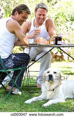breakfast, contemporary, couple View Large Photo Image Stock Photo - breakfast, contemporary, couple. Fotosearch