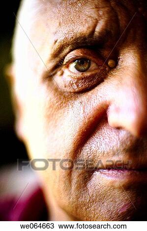 Stock Image - Brown eye, Close-up, contemporary. Fotosearch