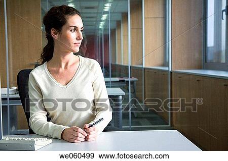 brunette, businesspeople, business, absorbed View Large Photo Image Stock Photo - brunette, businesspeople, business, absorbed. Fotosearch