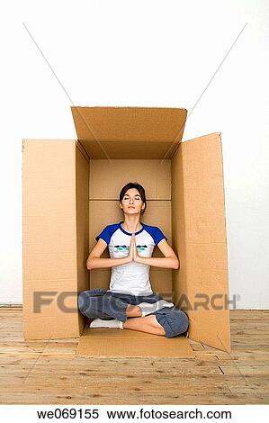 Stock Photography - brunette, concentrate. Fotosearch