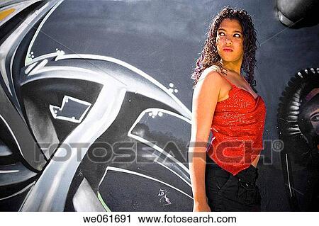 brunette, contemporary, dark hair, day View Large Photo Image Stock Image - brunette, contemporary, dark hair, day. Fotosearch