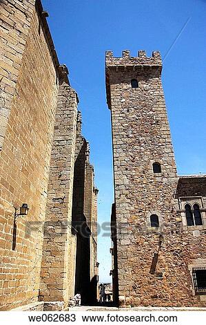 Stock Image - Caceres. Extremadura, Spain. Fotosearch