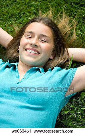 Stock Image - calm, contemporary, adolescence. Fotosearch