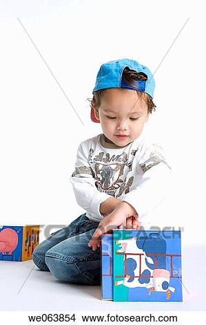 cap, baby, boy, block, black hair, 3-4 years View Large Photo Image Picture - cap, baby, boy, block, black hair, 3-4 years. Fotosearch