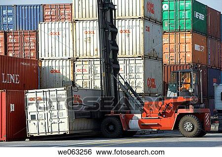 Cargo containers, Port of Bilbao, Santurtzi. Biscay, Euskadi, Spain View Large Photo Image Stock Photograph - Cargo containers, Port of Bilbao, Santurtzi. Biscay, Euskadi, Spain. Fotosearch