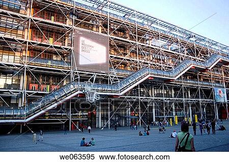 Stock Photography - Centre Pompidou, Paris. France. Fotosearch