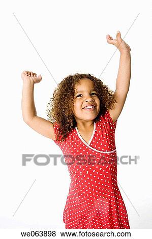 childhood, Arms raised, child, black, baby, 3-4 years View Large Photo Image Stock Photo - childhood, Arms raised, child, black, baby, 3-4 years. Fotosearch