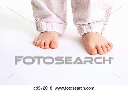 Stock Photo - childhood, barefoot, child, Body part, body, anonymous. Fotosearch