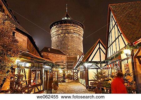 Christmassy Handwerkerhof, Nuremberg, Franconia, Bavaria, Germany View Large Photo Image Stock Photography - Christmassy Handwerkerhof, Nuremberg, Franconia, Bavaria, Germany. Fotosearch