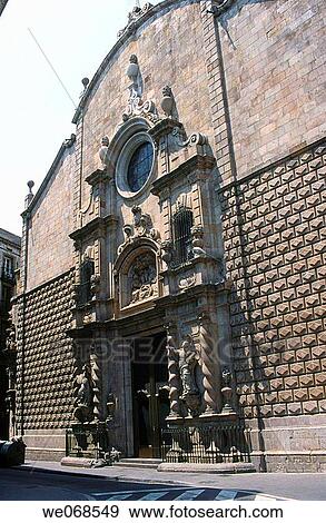 Church, esgl? sia de Betlem. Barcelona. Spain View Large Photo Image Stock Photo - Church, esgl? sia de Betlem. Barcelona. Spain. Fotosearch
