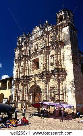 Church of Santo Domingo. San Crist? bal de las Casas. Chiapas, Mexico View Large Photo Image Stock Image - Church of Santo Domingo. San Crist? bal de las Casas. Chiapas, Mexico. Fotosearch