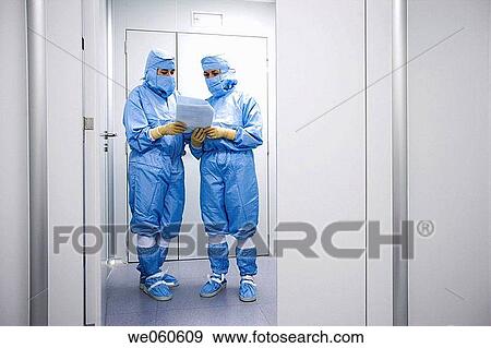 Clean room, biopharmaceutical lab, development and production of innovative drugs using adult stem cells, Cellerix, Grupo Genetrix, Madrid View Large Photo Image Stock Photo - Clean room, biopharmaceutical lab, development and production of innovative drugs using adult stem cells, Cellerix, Grupo Genetrix, Madrid. Fotosearch