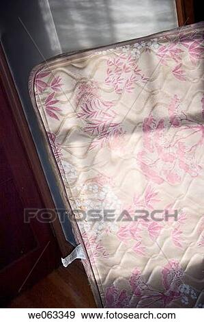 Stock Photo - Close_up of a mattress.. Fotosearch