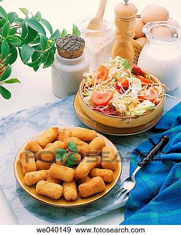 Croquettes View Large Photo Image Stock Photo - Croquettes. Fotosearch
