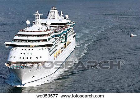 Stock Photo - Cruise ship from Vancouver (Canada) to Alaska (USA). Fotosearch
