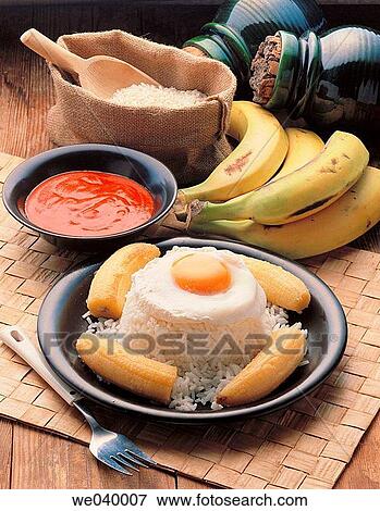 Stock Photo - Cuban-style rice. Fotosearch