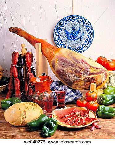 Cured ham View Large Photo Image Stock Photo - Cured ham. Fotosearch