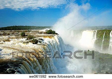 Devil's Throat, Iguazu Falls. Argentina View Large Photo Image Stock Image - Devil's Throat, Iguazu Falls. Argentina. Fotosearch