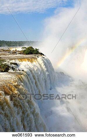 Stock Image - Devil's Throat, Iguazu Falls. Argentina. Fotosearch