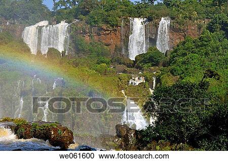 Stock Image - Devil's Throat, Iguazu Falls. Argentina. Fotosearch