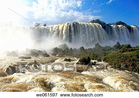 Devil's Throat, Iguazu Falls. Argentina View Large Photo Image Stock Photo - Devil's Throat, Iguazu Falls. Argentina. Fotosearch