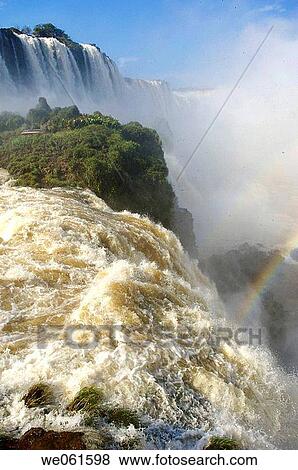 Devil's Throat, Iguazu Falls. Argentina View Large Photo Image Stock Photo - Devil's Throat, Iguazu Falls. Argentina. Fotosearch