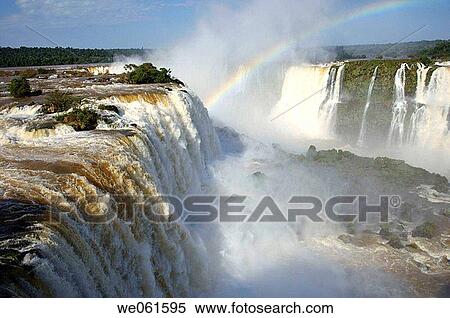 Devil's Throat, Iguazu Falls. Argentina View Large Photo Image Stock Photography - Devil's Throat, Iguazu Falls. Argentina. Fotosearch