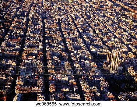 Eixample. Barcelona. Spain View Large Photo Image Stock Photography - Eixample. Barcelona. Spain. Fotosearch