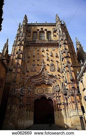 Fa? ade of old cathedral, Salamanca. Castilla-Leon, Spain View Large Photo Image Stock Photo - Fa? ade of old cathedral, Salamanca. Castilla-Leon, Spain. Fotosearch