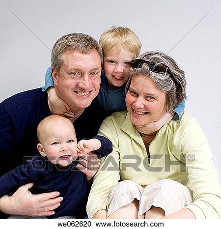 Family with mother, father, toddler and baby View Large Photo Image Stock Image - Family with mother, father, toddler and baby. Fotosearch