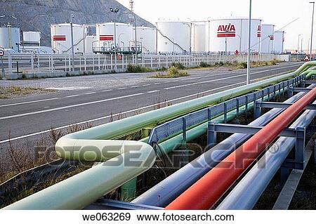 Fuel tanks, Port of Bilbao, Punta Lucero. Biscay, Euskadi, Spain View Large Photo Image Stock Photo - Fuel tanks, Port of Bilbao, Punta Lucero. Biscay, Euskadi, Spain. Fotosearch