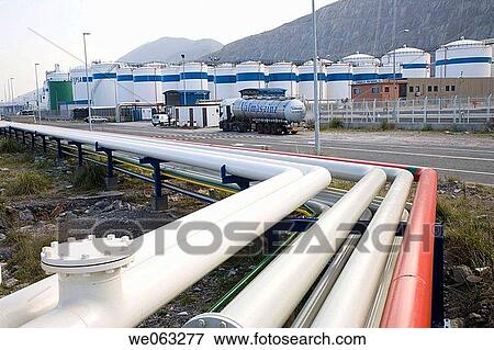 Fuel tanks, Port of Bilbao, Punta Lucero. Biscay, Euskadi, Spain View Large Photo Image Stock Photo - Fuel tanks, Port of Bilbao, Punta Lucero. Biscay, Euskadi, Spain. Fotosearch