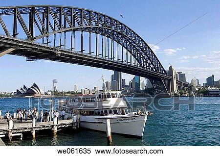 Harbour Bridge, Sydney, New South Wales, Australia. View Large Photo Image Stock Photography - Harbour Bridge, Sydney, New South Wales, Australia.. Fotosearch