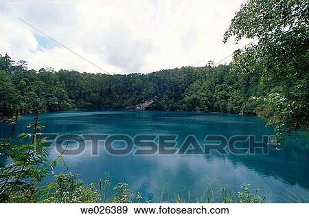 Lagos de Montebello. Esmeralda. Chiapas, Mexico View Large Photo Image Stock Photo - Lagos de Montebello. Esmeralda. Chiapas, Mexico. Fotosearch