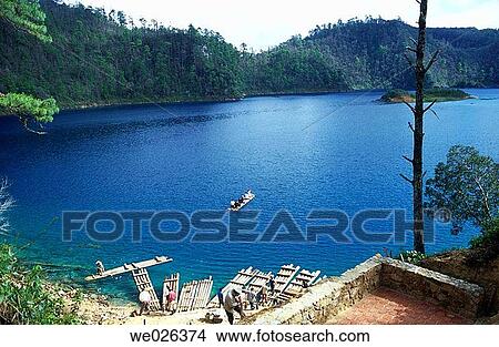 Lagos de Montebello. Posos. Chiapas, Mexico View Large Photo Image Picture - Lagos de Montebello. Posos. Chiapas, Mexico. Fotosearch