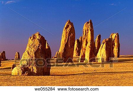 Limestones, Nambung National Park. Western Australia, Australia View Large Photo Image Picture - Limestones, Nambung National Park. Western Australia, Australia. Fotosearch