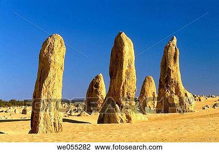 Limestones, Nambung National Park. Western Australia, Australia View Large Photo Image Stock Image - Limestones, Nambung National Park. Western Australia, Australia. Fotosearch