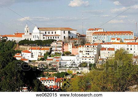 Lisbon, Portugal View Large Photo Image Stock Photography - Lisbon, Portugal. Fotosearch