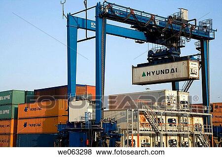 Loading reefers, Port of Bilbao, Santurtzi. Biscay, Euskadi, Spains View Large Photo Image Stock Photo - Loading reefers, Port of Bilbao, Santurtzi. Biscay, Euskadi, Spains. Fotosearch