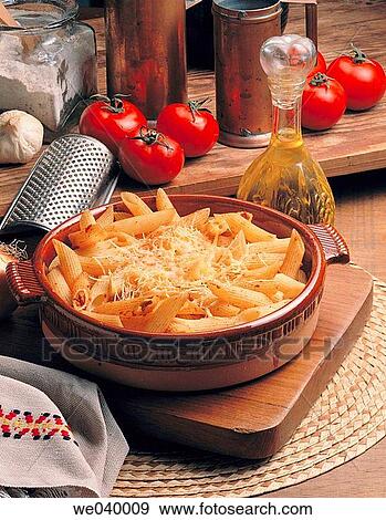 Stock Photo - Maccheroni au gratin. Fotosearch