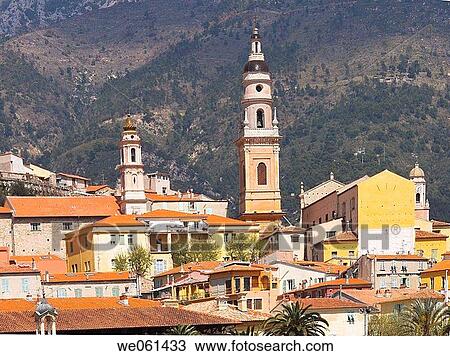 Menton. French Riviera, Alpes-Maritimes, France View Large Photo Image Stock Image - Menton. French Riviera, Alpes-Maritimes, France. Fotosearch