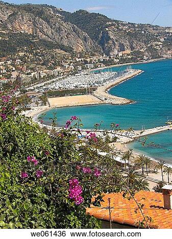 Menton. French Riviera, Alpes-Maritimes, France View Large Photo Image Stock Photograph - Menton. French Riviera, Alpes-Maritimes, France. Fotosearch