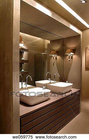 Modern bathroom, interior design View Large Photo Image Stock Photography - Modern bathroom, interior design. Fotosearch