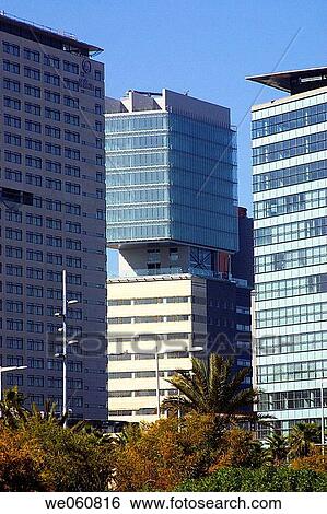 Modern buidings in Diagonal Mar area, Barcelona. Catalonia, Spain View Large Photo Image Stock Photograph - Modern buidings in Diagonal Mar area, Barcelona. Catalonia, Spain. Fotosearch